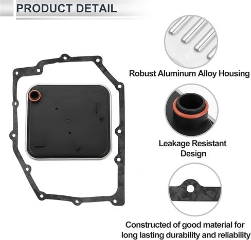 Engine Transmission Filter Gasket Kit for Dodge Intrepid 2001-2004 Durable Automatic Transmission Filter Kit No.04796730AB Metal 1 Set in Saudi Arabia