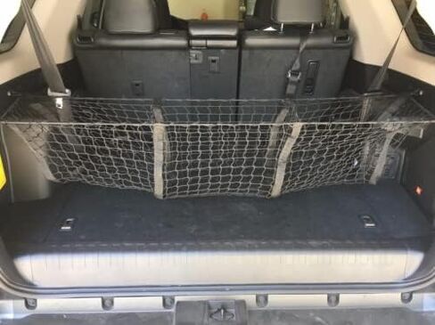 شبكة شحن منظم صندوق السيارة الخلفي لسيارة Toyota 4RUNNER (3 نماذج صف فقط) 2010-2023 - شبكة شحن على شكل مغلف لسيارات الدفع الرباعي - منظم صندوق السيارة الشبكي المتميز - متوافق مع Toyota 4RUNNER in Saudi Arabia
