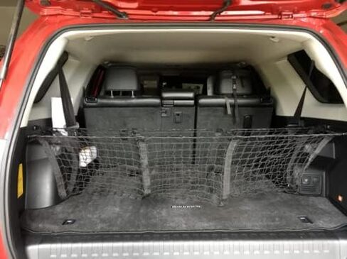 شبكة شحن منظم صندوق السيارة الخلفي لسيارة Toyota 4RUNNER (3 نماذج صف فقط) 2010-2023 - شبكة شحن على شكل مغلف لسيارات الدفع الرباعي - منظم صندوق السيارة الشبكي المتميز - متوافق مع Toyota 4RUNNER in Saudi Arabia