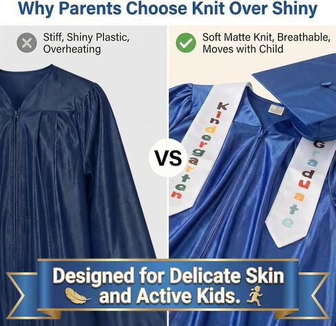 طقم 4 قطع من فساتين التخرج لرياض الأطفال مع شرابة سنة وشهادة للأطفال من الجنسين في مرحلة ما قبل المدرسة in Kuwait