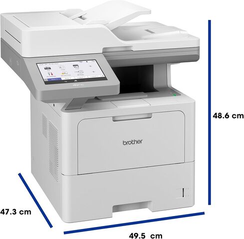 Brother MFC-L6915DW طابعة ليزر لاسلكية متعددة الوظائف - أحادية اللون - ناسخة / فاكس / طابعة / ماسح ضوئي - طباعة أحادية 52 صفحة في الدقيقة - طباعة 1200 × 1200 نقطة في البوصة - طباعة مزدوجة تلقائية - ما يصل إلى 160000 صفحة شهريًا - in Saudi Arabia