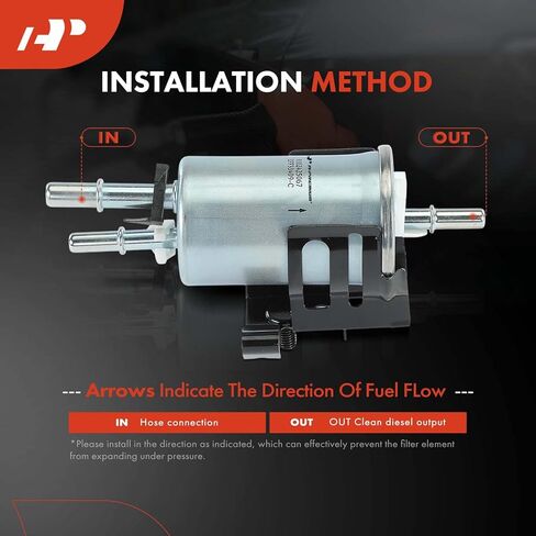 A-Premium Fuel Filter Compatible with Ford Ranger 2000-2003 & Mazda B2300 2001-2003, B2500 2000-2001, B3000 2000-2002, B4000 2000-2002, 2.3L 2.5L 3.0L 4.0L in Saudi Arabia