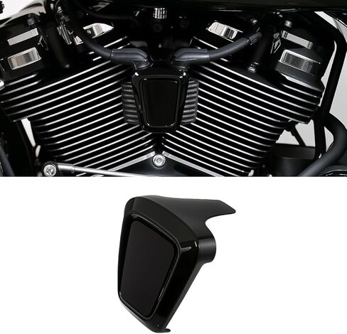 غطاء ملف الإشعال ABS باللون الأسود اللامع متوافق مع Harley Softail 2018-2025 Street Bob Fat Boy (أسود لامع) in Saudi Arabia
