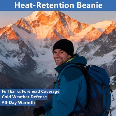 قبعات جمجمة للرجال والنساء، قبعات نوم خفيفة الوزن ومقاومة للحرارة، بطانة خوذة مسامية، قبعات جمجمة مقاومة للرياح دافئة للخريف والشتاء باللون الأسود in Kuwait