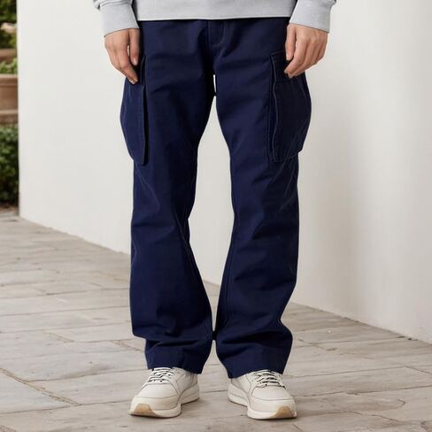 Men Workwear Casual Drawstring Multi Pocket Pants Comfort Fit for Outdoor Sports Hiking in Saudi Arabia