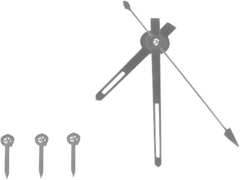 Ewatchparts Watch Hand Compatible With Rolex Daytona 7750-7753 79160,79180, 79260,79270, 79280 Silver in Saudi Arabia