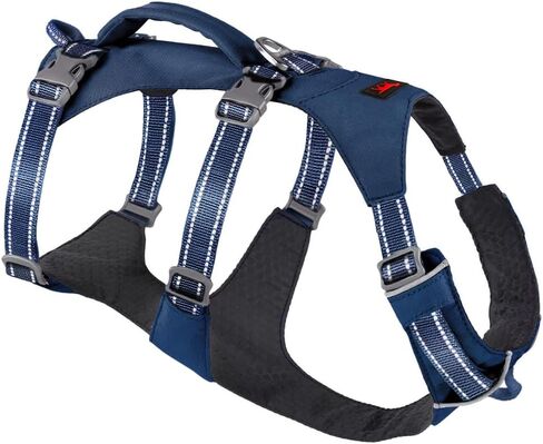 Tuff Pupper Escape Proof Dog Harness for Medium Dogs | No Pull Lightweight Adjustable Harness | No Escape Multifunctional Outdoor Pet Gear | Strong Durable Breathable | Secure Comfortable Fit in Kuwait