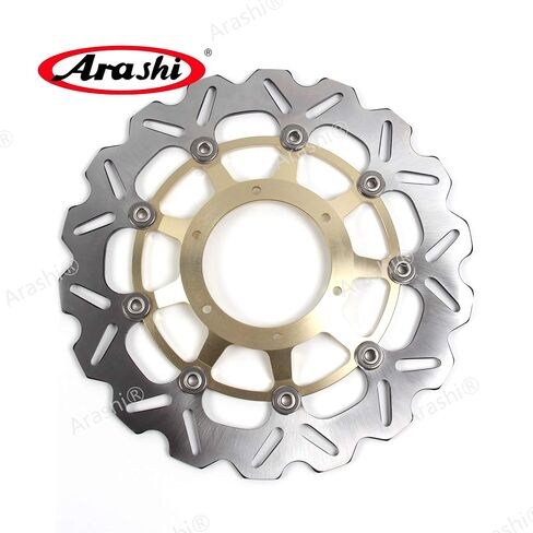Arashi Front Rear Brake Discs Rotors for Honda CBR600RR Non ABS 2003-2020, CBR600RR ABS 2009-2015, CBR1000RR 2004-2005, Motorcycle Replacement Accessories Parts Gold in Saudi Arabia