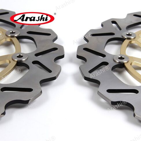 Arashi Front Rear Brake Discs Rotors for Honda CBR600RR Non ABS 2003-2020, CBR600RR ABS 2009-2015, CBR1000RR 2004-2005, Motorcycle Replacement Accessories Parts Gold in Saudi Arabia