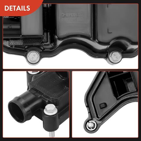 A-Premium Engine Valve Cover with Gasket and Bolt Compatible with Land Rover Range Rover, Range Rover Sport, Discovery, Defender 110, Defender 90, Range Rover Velar, 2.0L 3.0L 5.0L, Turbocharged in Saudi Arabia