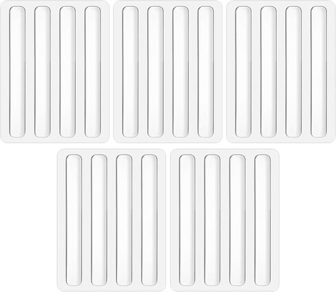 Wall Bumpers to Protect Walls Fridge Door Stopper 20PCS Clear Self Adhesive Cabinet Bumper Rubber Bumpers Stripes for Cabinet Doors Entrance Doors,Toilet Covers,Table Corners(3.9x0.47x0.1in) in Saudi Arabia