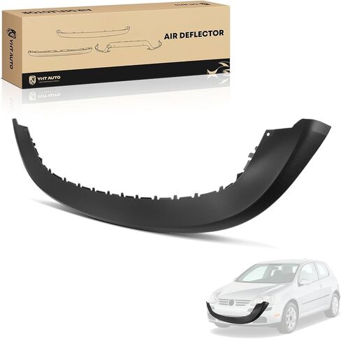 YHTAUTO المفسد السفلي الأمامي متوافق مع Volkswagen Rabbit 2006-2009 Hatchback، منحرف الهواء in Kuwait