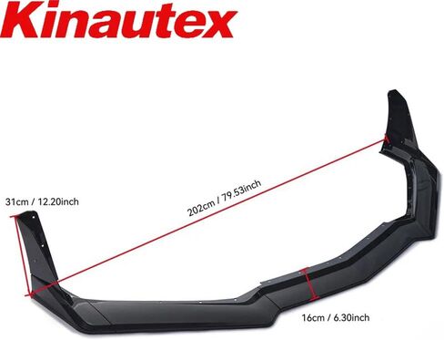 Front Bumper Lip Splitter Spoiler for Chevy Corvette C8 Stingray Z51 2020-2026 (Gloss Black) in Saudi Arabia