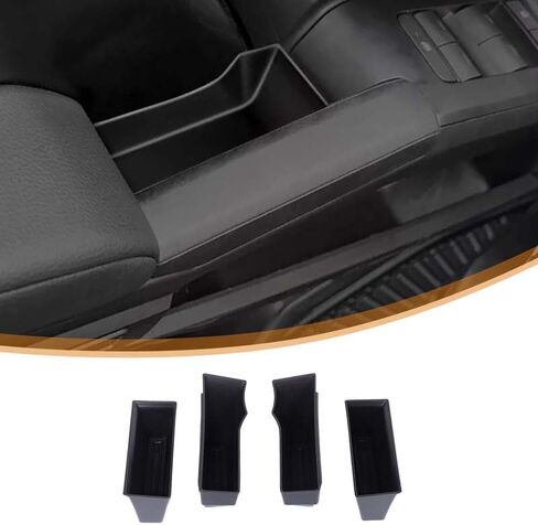 Daeiclru Door Side Storage Box Compatible with Toyota Tacoma 2024 2025, Front Rear Door Handle Insert Organizer Box Tray Interior Accessories in Saudi Arabia