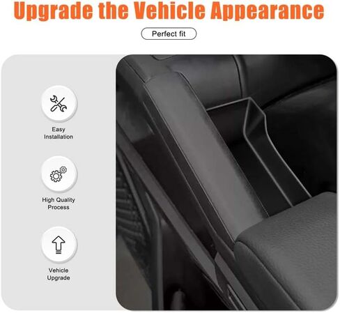 Daeiclru Door Side Storage Box Compatible with Toyota Tacoma 2024 2025, Front Rear Door Handle Insert Organizer Box Tray Interior Accessories in Saudi Arabia
