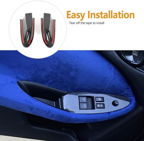 2PCS Inner Door Handle Storage Box Tray Nisan 370Z/Z 400Z 2009-2020 ABS Interior Door Handle Storage Box Organizer in Saudi Arabia