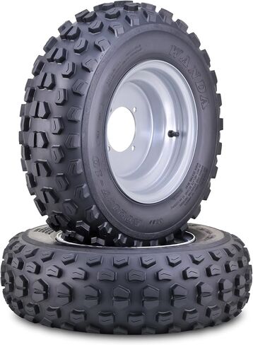 إطار وعجلة WANDA ATV 21X7-10 مع 4/110 مم PCD 2+3 عجلة فضية أوفست 10295، PK 2 in Kuwait