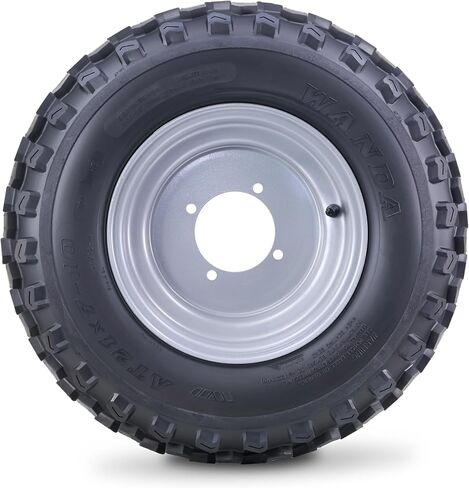 إطار وعجلة WANDA ATV 21X7-10 مع 4/110 مم PCD 2+3 عجلة فضية أوفست 10295، PK 2 in Kuwait
