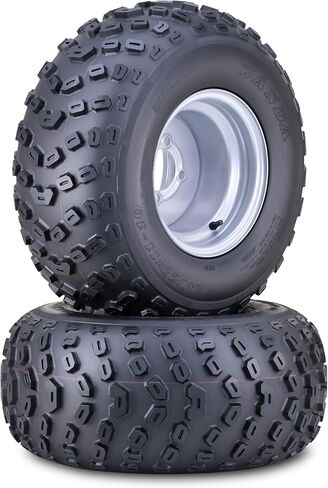 إطار وعجلة WANDA ATV 21X7-10 مع 4/110 مم PCD 2+3 عجلة فضية أوفست 10295، PK 2 in Kuwait