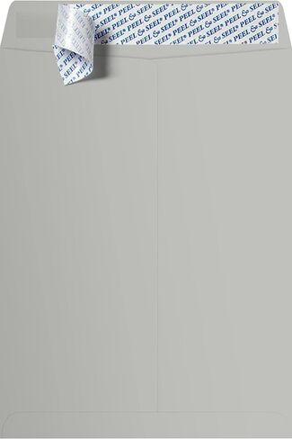 LUXPaper 9 x 12 Open End Envelopes | Peel & Press | Black Linen | 80lb. Text | 50 Qty in Saudi Arabia