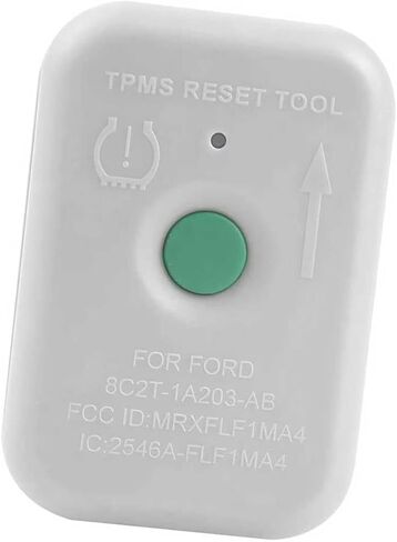 أداة برمجة TPMS للسيارة، مستشعر مراقبة ضغط الإطارات المدمج المحمول، أداة إعادة ضبط TPMS 8C2T-1A203-AB، متوافقة مع سيارات Ford Lincoln Mercury Mazda Series 2005-2024 (أبيض) in Saudi Arabia