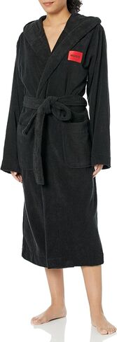 HUGO womens Long Length Hooded Terry Robe in Saudi Arabia