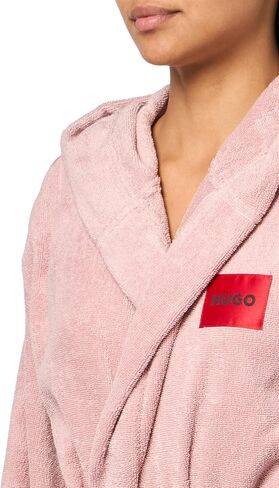 HUGO womens Long Length Hooded Terry Robe in Saudi Arabia