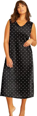 Dreams & Co. Plus Size Long Sleeveless Sleepshirt in Saudi Arabia
