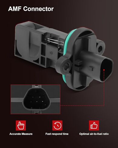 Mass Air Flow Sensor Compatible for Cadillac for ELR 1.4L 2014-2015 for Chevrolet for Cruze 1.4L 2011, Replace 213-4686 2134686 in Saudi Arabia