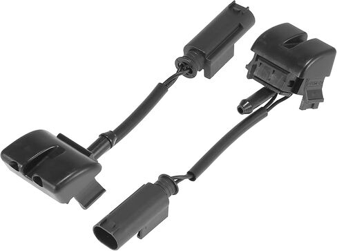X AUTOHAUX Pair Windshield Washer Nozzles Spray Jet with Heating for BMW 3' E46 1997-2005 Left Right 61668374365 61668374366 in Saudi Arabia