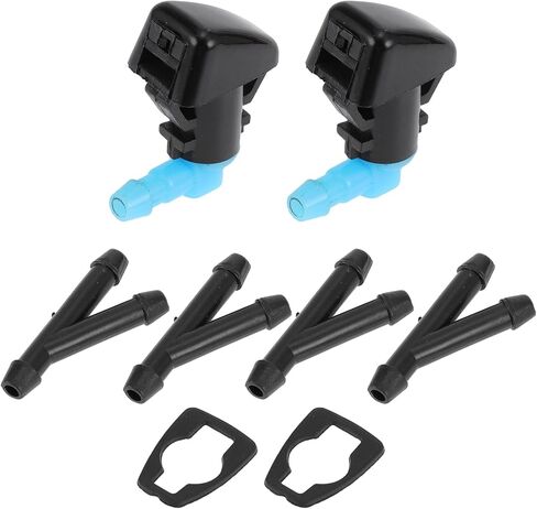 No.BT4Z17603A Windshield Washer Nozzle for Ford Black,Blue Front Windshield Spray Nozzles Wiper Spray Washer Jet Plastic 1 Set in Saudi Arabia