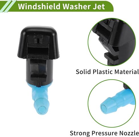 No.BT4Z17603A Windshield Washer Nozzle for Ford Black,Blue Front Windshield Spray Nozzles Wiper Spray Washer Jet Plastic 1 Set in Saudi Arabia