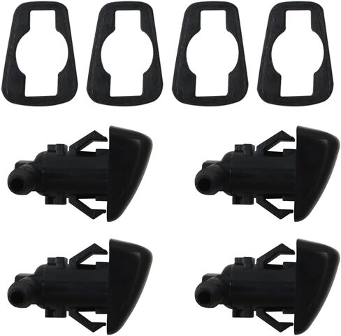 New Windshield Washer Nozzles Replacement 5182327AA Compatible for Chrysler 300 SRT8 Core Sedan 4-Door 6.4L 6424CC 392Cu. In. V8 GAS OHV Naturally Aspirated 2013 in Saudi Arabia