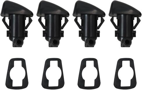 New Windshield Washer Nozzles Replacement 5182327AA Compatible for Chrysler 300 SRT8 Core Sedan 4-Door 6.4L 6424CC 392Cu. In. V8 GAS OHV Naturally Aspirated 2013 in Saudi Arabia