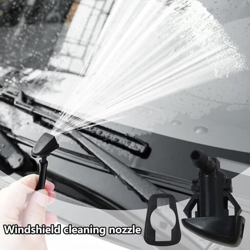 New Windshield Washer Nozzles Replacement 5182327AA Compatible for Chrysler 300 SRT8 Core Sedan 4-Door 6.4L 6424CC 392Cu. In. V8 GAS OHV Naturally Aspirated 2013 in Saudi Arabia