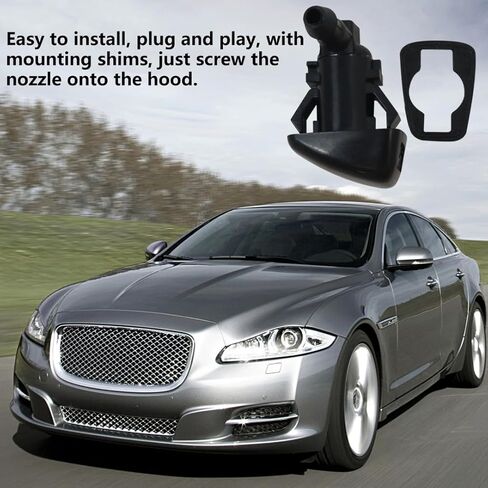 New Windshield Washer Nozzles Replacement 5182327AA Compatible for Chrysler 300 SRT8 Core Sedan 4-Door 6.4L 6424CC 392Cu. In. V8 GAS OHV Naturally Aspirated 2013 in Saudi Arabia