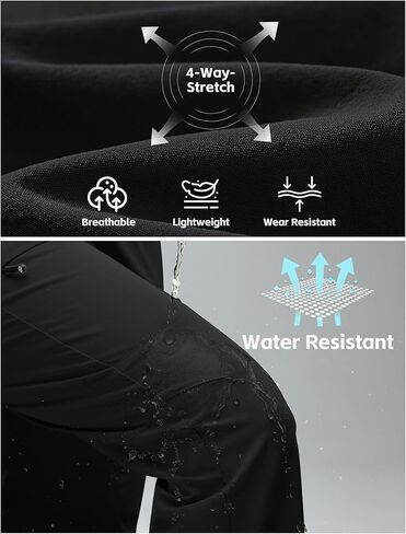 MoFiz Womens Cargo Hiking Pants Water Resistant Lightweight Quick Dry Travel Outdoor Work Trip Pants with Zipper Pockets in Saudi Arabia