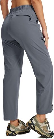 MoFiz Womens Cargo Hiking Pants Water Resistant Lightweight Quick Dry Travel Outdoor Work Trip Pants with Zipper Pockets in Saudi Arabia