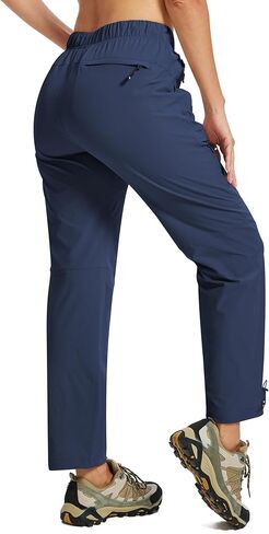 MoFiz Womens Cargo Hiking Pants Water Resistant Lightweight Quick Dry Travel Outdoor Work Trip Pants with Zipper Pockets in Saudi Arabia