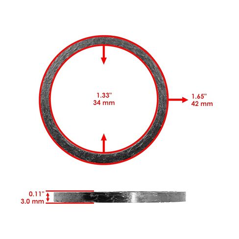 Caltric Muffler Engine Gasket Seal Compatible with Arctic Cat 400 4X4 1998-2015 in Saudi Arabia