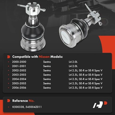 A-Premium 2 × وصلة كروية سفلية أمامية، متوافقة مع نيسان سنترا 2000-2006 in Saudi Arabia