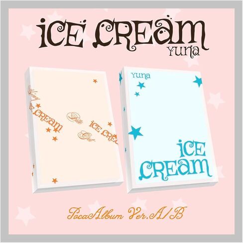 (Ice Cream Version) ITZY Yuna Ice Cream 1st Mini Album with Tracking in Saudi Arabia