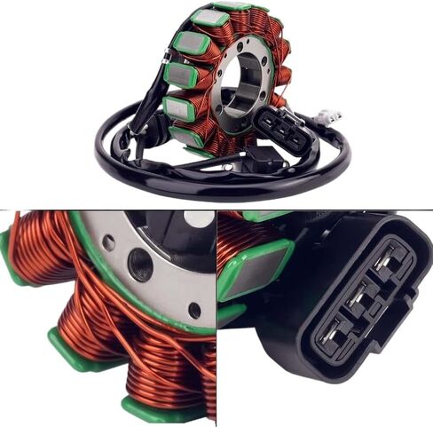 Stator Coil Compatible with YFM700 YFM550 ATVs 2009-2015 and YFM700 2023-2024 Models - Replaces 28P-81410-01-00 28P-81410-00 in Saudi Arabia