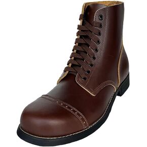 M1942 Short Boots Retro US Mens Cowhide Combat Hiking Outdoor Paratrooper Boots Vintage WWII Shoes in Saudi Arabia