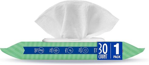 earthbath, Dog Ear Wipes - Gentle Dog Ear Cleaner, Best Pet Wipes for Dogs & Cats, Made in USA, Cruelty-Free Dog Wipes, Keep Your Pet's Ears Naturally Clear & Infection Free - 25 Count (1 Pack) in Kuwait