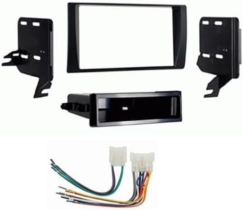 Single/Double DIN Car Stereo Radio Install Dash Kit Package Compatible with for Toyota Camry 2002, 2003, 2004, 2005, and 2006 - Without Factory Amplified System or Navigation in Saudi Arabia