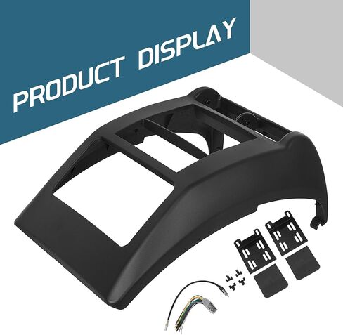 KUAFU Black Double Din Dash w/Wiring Harness Compatible with 2003-2006 Jeep Wrangler TJ Radio Stereo Install Bezel Durable in Saudi Arabia