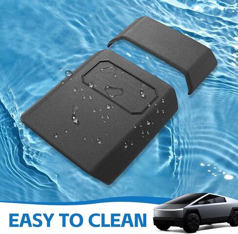 غطاء مسند ذراع وحدة التحكم المركزية لسيارة Tesla Cybertruck، غطاء حماية صندوق مسند الذراع المقاوم للخدش، واقي مسند ذراع غير قابل للانزلاق مع شقوق للهواتف المحمولة، ملحقات صديقة للحيوانات الأليفة in Kuwait