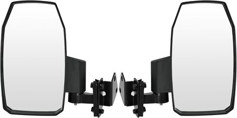 SAUTVS Adjustable Side Mirrors Compatible with Honda Pioneer 700-2 700-4 2014-2025 Accessories, Exterior Wider Foldable Side Rearview Mirror with Bracket Compatible with Honda Pioneer 700 2014+, 2PCS in Saudi Arabia