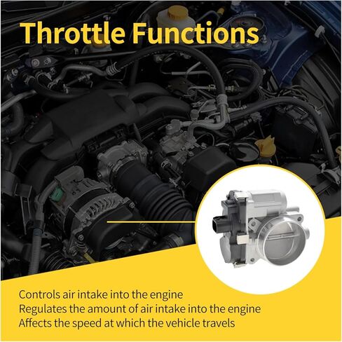 جسم خانق مناسب لسيارة Chevy Malibu Express Silverado 1500 2007-2013 V6 4.3L/3.6L، GMC Savana Sierra 1500 2007-2013 V6 4.3L، Pontiac G6 G8/Saturn Aura 2007-2009 V6 3.6L S20050 in Saudi Arabia